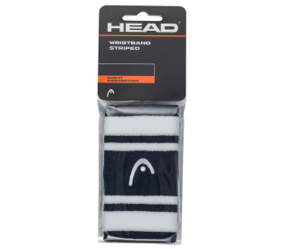 Напульсники HEAD 5" ширина 12,7см, 90% нейлон, 10% эластан, бело-тёмно-синий